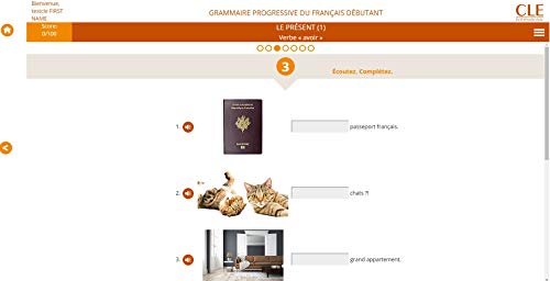 GRAMMAIRE PROGRESSIVE DU FRANAAIS DEBUTANT: Livre debutant + CD