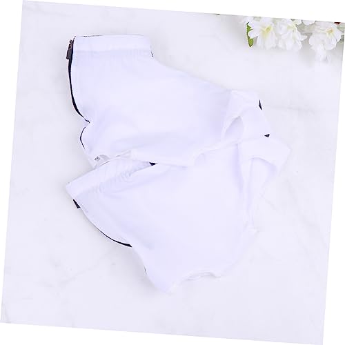 Happyyami Bicicleta estática Saco Bicicleta de Ejercicio Bike chanclos Respirable Botas Juegos de piernas Cubierta del Zapato Hombres y Mujeres Blanco