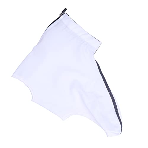 Happyyami Bicicleta estática Saco Bicicleta de Ejercicio Bike chanclos Respirable Botas Juegos de piernas Cubierta del Zapato Hombres y Mujeres Blanco