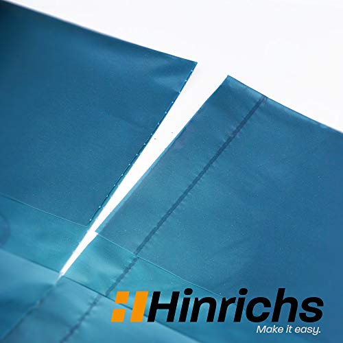 Hinrichs 15 x Bolsas Basura 240 Litros Azul - Extremadamente Resistente al Desgarro - Rollo de 15 Bolsa Basura – Bolsa de Basura - LDPE – Bolsa Basura Grandes - Ideal para el Hogar o el Jardín
