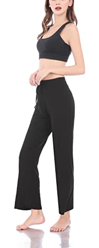 Hoerev Suave Modal Adelgazar Lounge Pantalones Yoga Pantalones Pijamas Mujer Pant