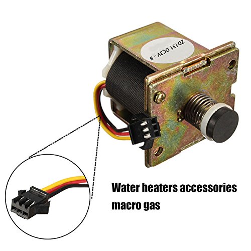 HOMFLON Cobre DC 3V Agua De Gas Calentador Válvula De Solenoide Válvula De Autocebado Calentador Accesorios