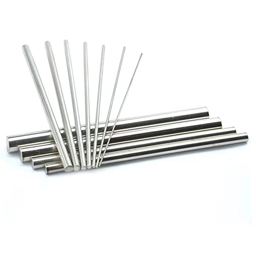 HWASH Varilla De Acero Inoxidable, 100/200/300/500 Mm 304 Eje Lineal De Barra 5 Mm 7 Mm 15 Mm 8 Mm 12 Mm 15 Mm 18 Mm 20 Mm 25 Mm 30 Mm Barra Redonda Tierra Stock 1 Pieza (Color : 100mm, Size : 15mm)