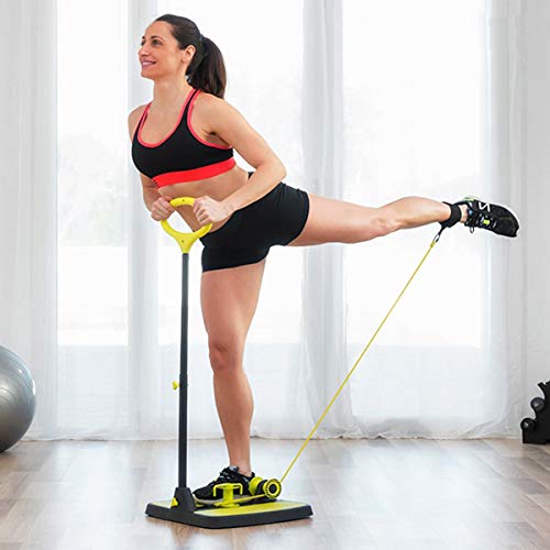 Innova-Goods Buttocks & Legs. Plataforma de fitness para piernas, espalda, glúteos y brazos. Más de 14 entrenamientos diferentes para tonificar y reafirmar ahorraespacio, plegable 0829