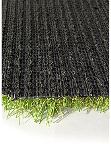 JARDIN202 - Césped Artificial Almería 40mm - Rollos | Altura muy Realista con Triple Tonalidad | Rollo: 2x2 metros -