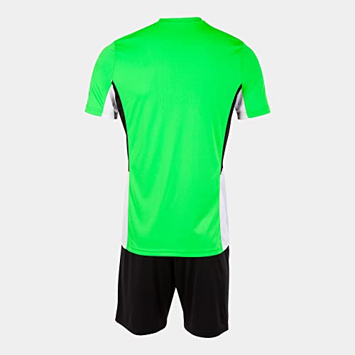 Joma Set danubio ii verde flúor negro blanco