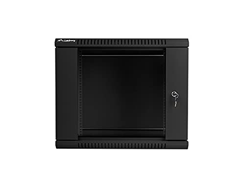 LANBERG Armario 9U 600X450X512 Auto ENSAMBLADO Rack 19 hasta 60 KG Negro