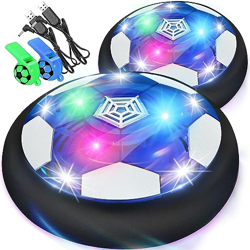 lenbest 2 Pcs Balon Flotante - Juguetes Juegos Niños 3 4 5 6 7 8 Años - Recargable Balon Futbol Niños - Regalo Niño 9 10 11 12 años - Regalos para Niños Futbolistas - Juegos de Futbol