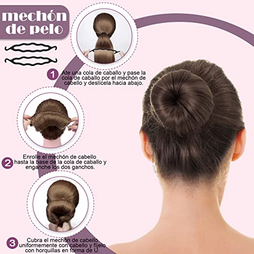 Lictin Accesorios de Peinado Kit Set para Mujeres-70 PCS Set de Diseño de Cabello (Negro)