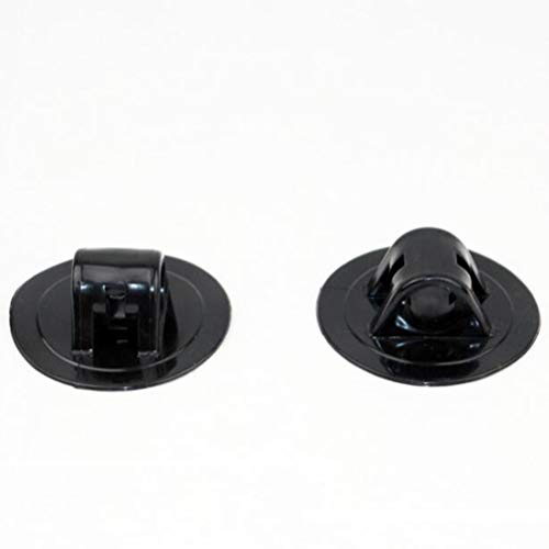 LIOOBO 8 unidades de soporte para kayak o motor, soporte de motor, soporte para motor, asiento de motor fueraborda (negro)