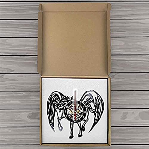 Mandala Arte de la pared Disco de vinilo Reloj de pared Flor de loto de la vida Mandala Yoga Adorno de Buda Decoración de pared geométrica Regalo para su diámetro 30 cm S Relojes de arte de registro d