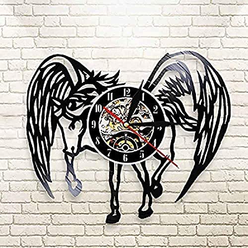 Mandala Arte de la pared Disco de vinilo Reloj de pared Flor de loto de la vida Mandala Yoga Adorno de Buda Decoración de pared geométrica Regalo para su diámetro 30 cm S Relojes de arte de registro d