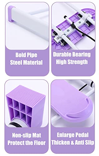 Máquina de Entrenamiento de Muslos Máquina de Entrenamiento Corporal para Adelgazar Las Piernas, Equipo para Ejercicios de Glúteos Y Suelo Pélvico, Moldeador Muscular Duradero Plegable para Reparación