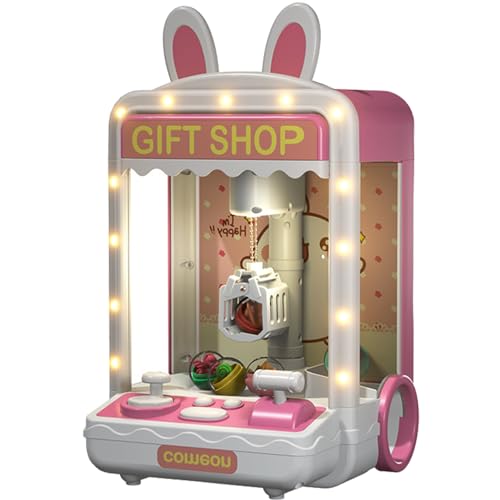 Máquina De Garra Arcade Juguete De Garra,Mini Máquina De Garra con Música E Iluminación,Máquina De Garra para Niños con Mini Juguetes De Peluche Y Cápsulas Juego De Arcade Estilo 2