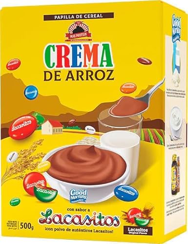 Max Protein Crema De Arroz 500 Gr Sabor Lacasitos