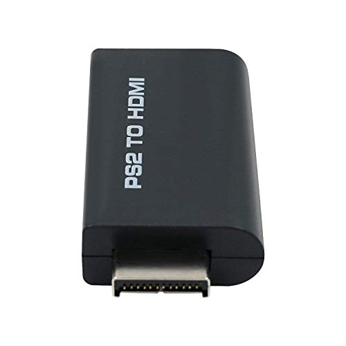 Mcbazel Adaptador de Audio y Video Convertidor PS2 a HDMI con Salida de Audio de 3.5 mm para HDTV HDMI Monitor