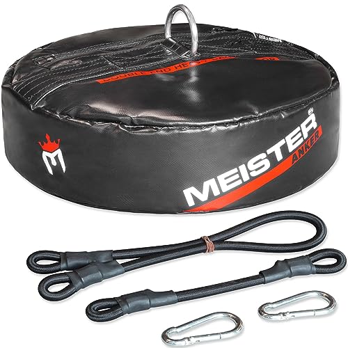 Meister Anker - Anclaje de Suelo para Saco Pesado de Boxeo de Doble Extremo con Cuerdas elásticas