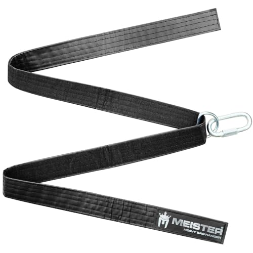 Meister - Cinta tensora para Sacos de Boxeo (2 m), Color Negro