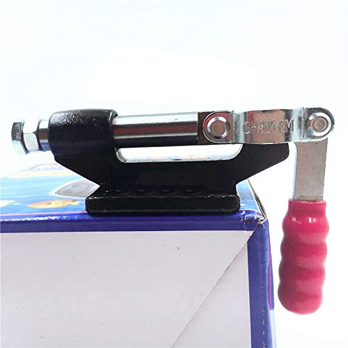 MINGZE 32 mm Abrazadera de carrera del émbolo GH-305-C, 230 kg Capacidad Broca del émbolo Abrazaderas de palanca de tiro y empuje de metal de acción de línea recta Toggle Clamps