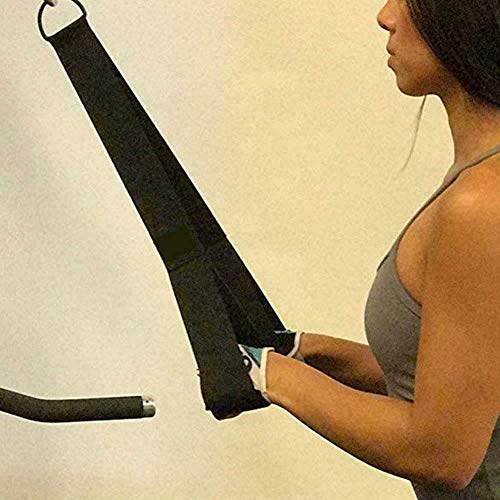 Oewnvmd Dispositivo de entrenamiento de tríceps cuerda de nylon para tirar hacia abajo para entrenamiento muscular fitness culturismo ejercicio de entrenamiento