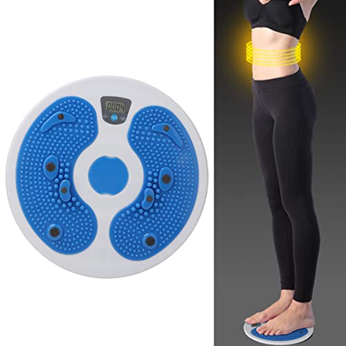 Placa Giratoria de Cintura, Equipo Electrónico de Conteo de Calorías, Equipo de Fitness, Masaje Magnético, Placa Giratoria de Cintura con Funciones de Reloj, Conteo Positivo, Tiempo Positivo, Cuenta R