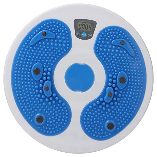 Placa Giratoria de Cintura, Equipo Electrónico de Conteo de Calorías, Equipo de Fitness, Masaje Magnético, Placa Giratoria de Cintura con Funciones de Reloj, Conteo Positivo, Tiempo Positivo, Cuenta R