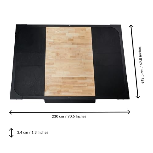 Plataforma de Peso Muerto | Protege el Suelo del Gimnasio | Plataforma de Levantamiento de Pesas | para Gimnasio en casa | Plataforma de Halterofilia olímpica | Plataforma de Powerlifting