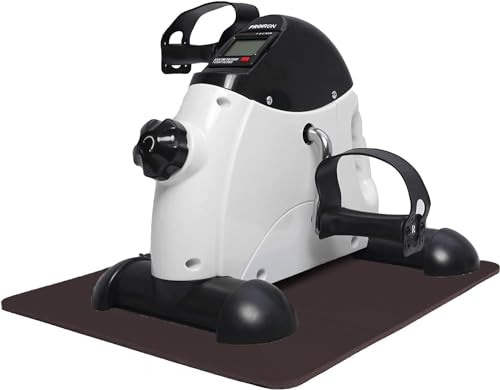 PROIRON Pedales Estaticos, Mini Bicicleta Estáticas con Pantalla LCD y Resistencia Ajustable, Entrenamiento de Brazos y Piernas, para Fitness Ajustable Resistencia para Hacer Ejercicio