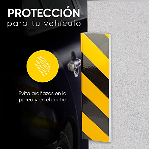 Protector Columnas Garaje – 4 Unidades Protector Pared Garaje – Protector Garaje Pared – Protector Parking – Protector Esquinas Parking – Protector Columna Parking Reflectante