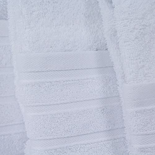 Purpura Home Toallas Colección 500gr. algodón Peinado Toallas de baño | Manos, Cara, Gimnasio y SPA (Blanco, Sabana 100X150)