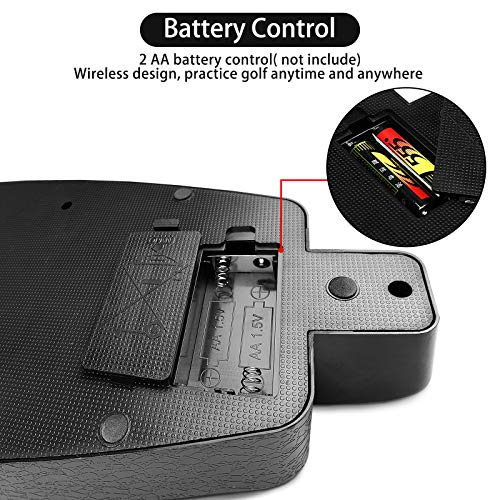 Putter de Golf Entrenador de Alfombras Práctica de Golf Portátil Putter máquina de Retorno automático de la Pelota la Pelota para Entrenamiento de Golf en Interiores y Exteriores