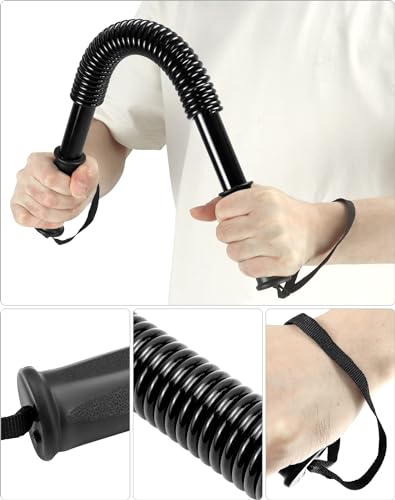 QWORK® Barra musculacion, Ejercicio para Brazos y Pecho, Equipo de Entrenamiento para la Parte Superior del Cuerpo, 30 kg