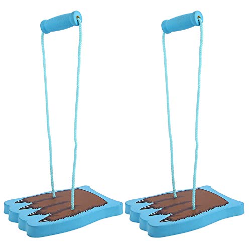Qyebavge Juego De Zancos para Niños Equilibrio Actividad para Correr Juguete, Diversión para Deportes Al Aire Libre, Diseño Portátil Duradero No Tóxico para Fiestas En El Patio Trasero Y Juegos En El
