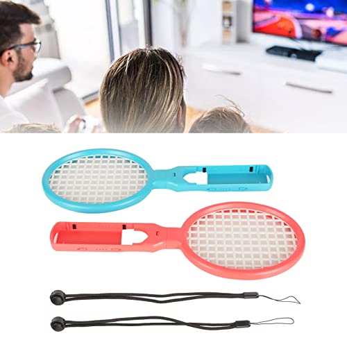 Raqueta de Juego de Tenis para Nintendo Switch 2 Pack, Azul y Verde, Accesorios de Juego de Deportes de Peso Ligero para Mario Tennis Aces Game, Switch Game Controller para Familiares y Amigos