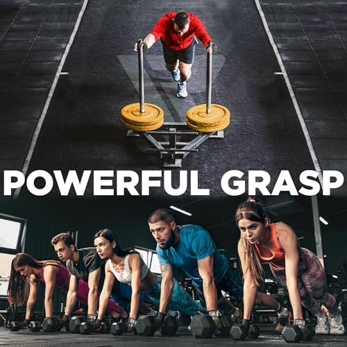 RDX Guantes Gimnasio Transpirable Gel Acolchado Antideslizante, Fitness Sports Guante Protección Palma Hombre y Mujer Entrenamiento Ciclismo Equipo de Gimnasio en Casa para Ejercicio