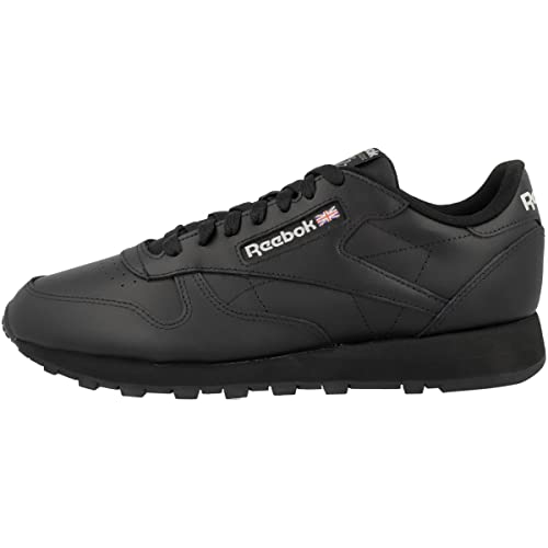 Reebok Classic Leather, Zapatillas Unisex adulto, Negro (Core Black Core Black Pure Grey 5), 46 EU