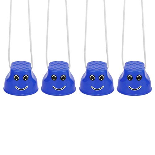 Resistencia a la compresión Dureza Fuerte Zancos para Caminar para niños, Zancos para Caminar, Antideslizantes para Ejercicios de Fitness para niños Deportes al Aire Libre Diversión(Blue)