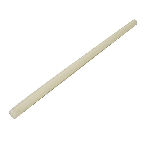 Resistente al desgaste Flexibilidad Plástico Redondo Varilla de nylon Barra blanca 20/35mm Diámetro 500mm Longitud(01)
