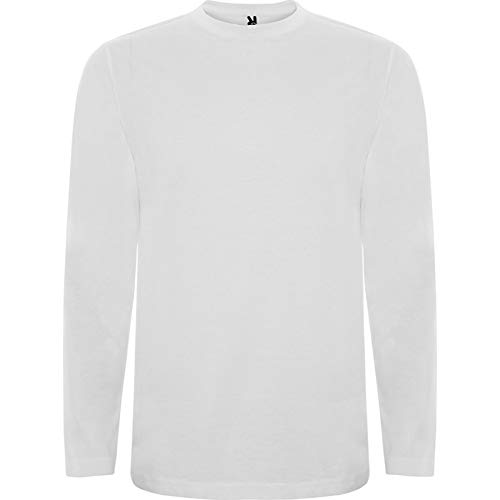 ROLY Camiseta Extreme 1217 Hombre Manga Larga Blanco 01 L