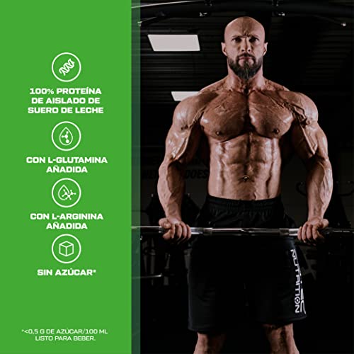 Scitec Nutrition 100% Whey Isolate, Polvo aislado de proteína de suero, l-glutamina, l-arginina con edulcorantes, sin azúcares, sin gluten, sin aceite de palma, 2 kg, Cookies & Cream