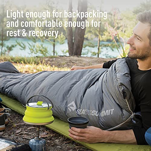 SEATO SUMMIT AMSICML Colchoneta autohinchable Camp L Oliva, Unisex, Verde, Grande