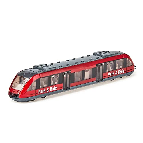 siku 1646, Tren de cercanías, Metal/Plástico, 1:87, Rojo, Combina con otros juguetes SIKU