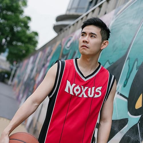 Slam Master Shohoku Sakuragi School Basketball Team Tops Shirt LOL League of Legends Noxus Chaleco Deportes Suelto Uniforme Jerseys, Noxus Jerseys, XL