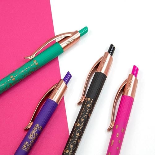 Starplast Libretas Peluche A5 + Pack 4 Boligrafos de Colores - Tapa Felpa Extrasuave, Bolígrafos de Color, Hojas de punto para Lettering, Notas, Diario secreto, Regalo para niño y niña - PINGÜINO