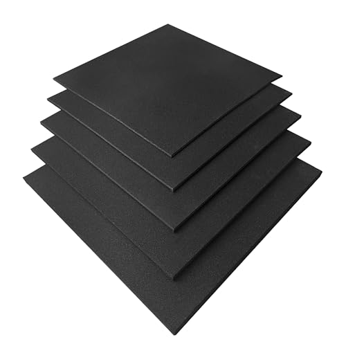 SUELOSPORT Pack Losetas de Caucho para Gimnasio, Loseta Maciza de Caucho Alta Densidad, Antideslizante, Suelo Crossfit, Suelo Antivibraciones - Medida 100cm x 100cm x 2,5 cm