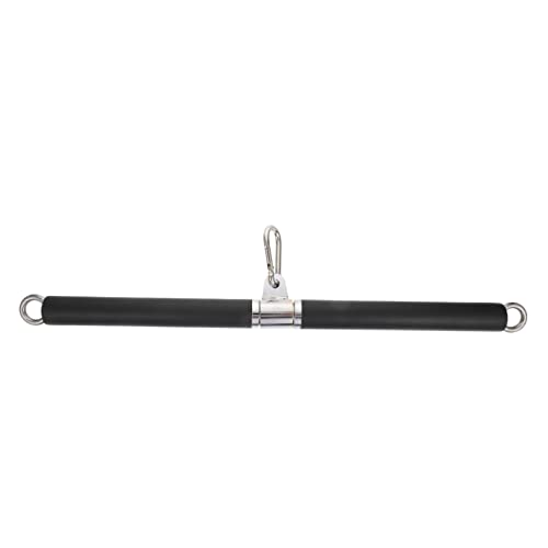 SUPVOX 1 Pc Tire hacia Atrás De La Barra Bíceps De Pecho Manijas De Bandas Presione hacia Abajo La Polea Manija hacia Abajo Barra Recta Acero Inoxidable Rotar Deportes Piezas De Repuesto