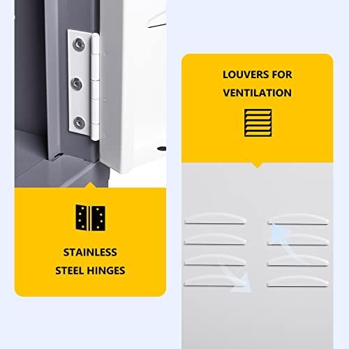 Taquilla vertical de un solo Armario Taquilla Vestuario Metalicas Armario de Metal Taquilla metálica 3 Puertas Casillero Organizador Almacenaje para empleados hogar oficina escuela 168x30.5x30.5cm