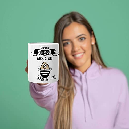 Taza Ser del Cartagena mola un huevo. Cerámica AAA - 350 ml.