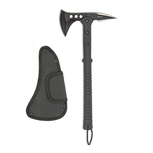 Tiendas LGP Albainox - 32399 - Hacha ALBAINOX Negra. Total: 39 cm - Herramienta para Caza, Pesca, Camping, Outdoor, Supervivencia y Bushcraft