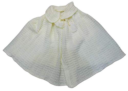 TOQUILLA LANA, PELERINA, REBECA PUNTO, COLOR BLANCO
